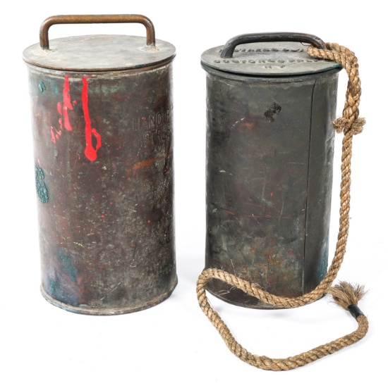 NAUTICAL DISTRESS FLARE CANISTER SET OF TWO