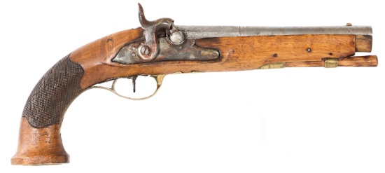 19th C. .54 CALIBER PERCUSSION PISTOL