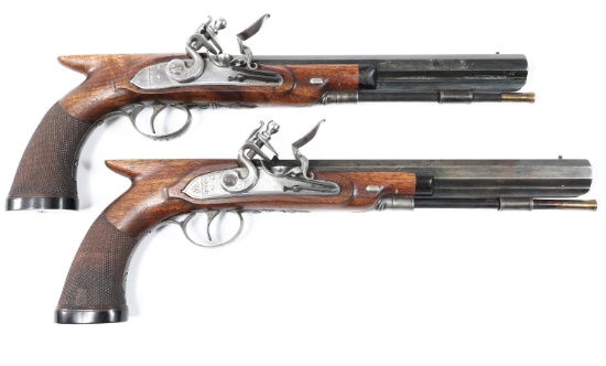 E. J. HULTBERG FLINTLOCK DUELING PISTOLS