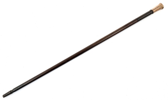 19TH CENTURY .32 CALIBER CANE GUN