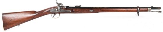 R. HUGHES 450 BORE WHITWORTH PERCUSSION RIFLE
