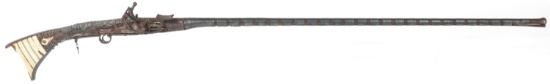 NORTH AFRICAN KABYLE MOUKAHLA FLINTLOCK MUSKET