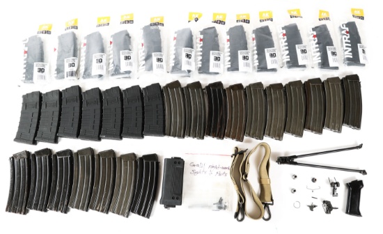 GALIL 5.56mm MAGAZINES & SMALL PARTS LOT