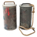NAUTICAL DISTRESS FLARE CANISTER SET OF TWO