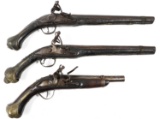 19th C. FLINTLOCK PISTOLS FOR PARTS OR REPAIR