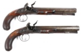 PAIR OF 18TH C. JOSEPH MANTON .52 CALIBER PISTOLS