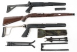 RIFLE STOCKS AND BI-POD LOT OF 6
