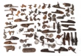LOCK PLATES, HAMMERS, & SMALL FIREARMS PARTS LOT