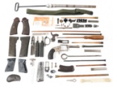 MISCELLANEOUS FIREARM PARTS AND CLEANING PARTS LOT