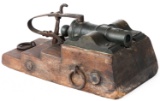19th C. 80 CALIBER BRASS PERCUSSION SIGNAL CANNON