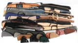 HANDGUN AND LONG GUN SOFT CASES - LARGE LOT