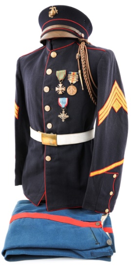 WWI US MARINE CORPS M1912 DRESS BLUE UNIFORM