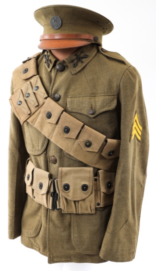 PRE WWI US ARMY CAVALRY NCO UNIFORM GROUPING