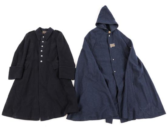 WWII FRENCH CHASSEUR ALPIN OFFICER CAPE & COAT