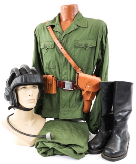 CHINESE ARMY TANKER COMPLETE UNIFORM SET