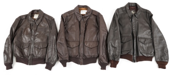 COLD WAR TYPE A-2 LEATHER BOMBER JACKETS