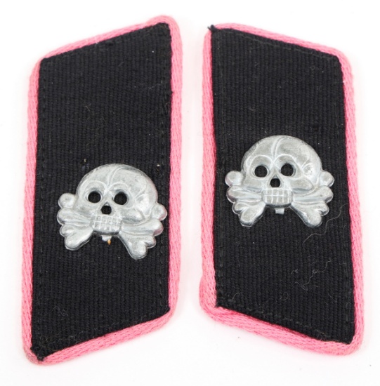 WWII GERMAN PANZER ENLISTED MAN / NCOs COLLAR TABS
