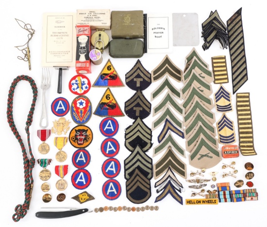 WWII - COLD WAR US ARMY INSIGNIA BONANZA LOT