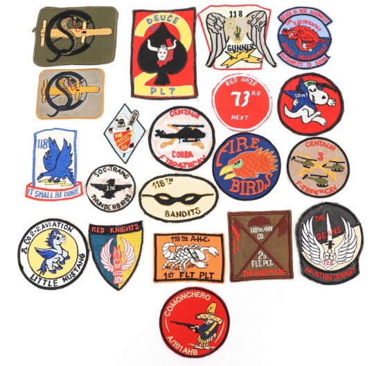 VIETNAM WAR US ARMY AVIATION / CAVALRY PATCHES LOT