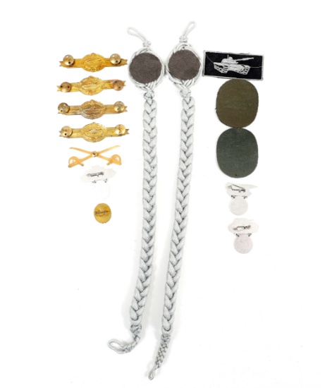 COLD WAR EAST GERMAN ARMY PANZER MARKSMAN & BADGES