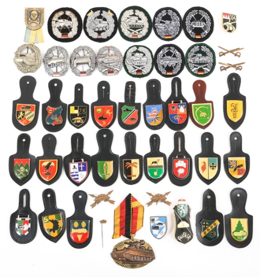 COLD WAR WEST GERMAN ARMY & PANZER UNIT BADGES