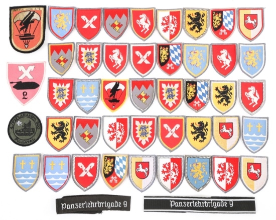 COLD WAR WEST GERMAN ARMY & PANZER UNIT PATCHES