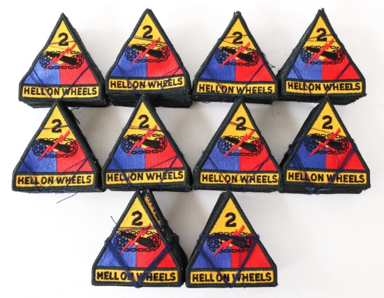 1980s US ARMY 2ND ARMORED DIVISON PATCHES LOT