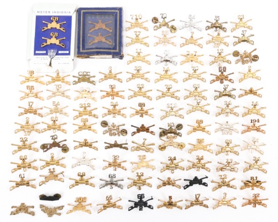 COLD WAR US ARMY CAVALRY OFFICER COLLAR INSIGNIA