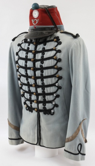 FRENCH M1872 LIGHT CAVALRY TUNIC & SHAKO