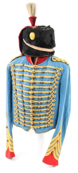 EUROPEAN HUSSAR DOLMAN TUNIC & BUSBY