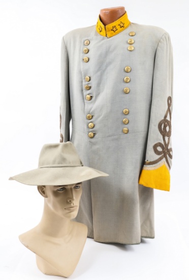 CIVIL WAR RE-ENACTOR CONFEDERATE OFFICER UNIFORM
