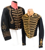BRITISH HUSSAR CAVALRY ATTILA TUNIC LOT OF 2