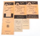 WWII US ARMY 5TH TANK DESTROYER GROUP NAMED BOOKS