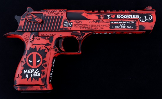 MAGNUM RESEARCH DEADPOOL DESERT EAGLE 50 AE PISTOL