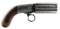 J.R. COOPER .38 CALIBER 6 SHOT PEPPERBOX REVOLVER