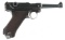 GERMAN WEIMAR POLICE DWM MODEL P08 PISTOL
