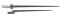 CRUCIFORM RIFLE BAYONET LOT OF 2