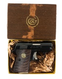COLT JUNIOR .25 CALIBER SEMI AUTOMATIC PISTOL
