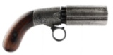 J.R. COOPER .38 CALIBER 6 SHOT PEPPERBOX REVOLVER
