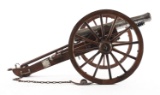 MODEL CANNON ON CARRIAGE
