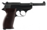 WWII GERMAN ac 43 WALTHER MODEL P38 9mm CAL PISTOL