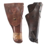 US WWI MODEL 1916 HOLSTER LOT OF 2