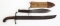 SPAN-AM WAR MACHETE & WWI M1917 BOLO KNIFE LOT