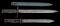 WWI GERMAN & TURKISH ERSATZ BAYONETS LOT OF 2