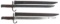 WWII JAPANESE TYPE 30 ARISAKA BAYONET LOT OF 2