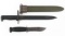 WWII US NAVY MARK 1 & US M1 GARAND BAYONET