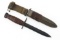 WWII US ARMY M4 BAYONET & SCABBARD BY CASE