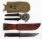 WWII - COLD WAR KABAR KNIFE & US WIRE CUTTER LOT