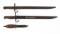 WWII JAPANESE TYPE 30 BAYONETS & USAF PILOT KNIFE