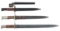 COLD WAR WORLD MILITARY BAYONET LOT OF 4